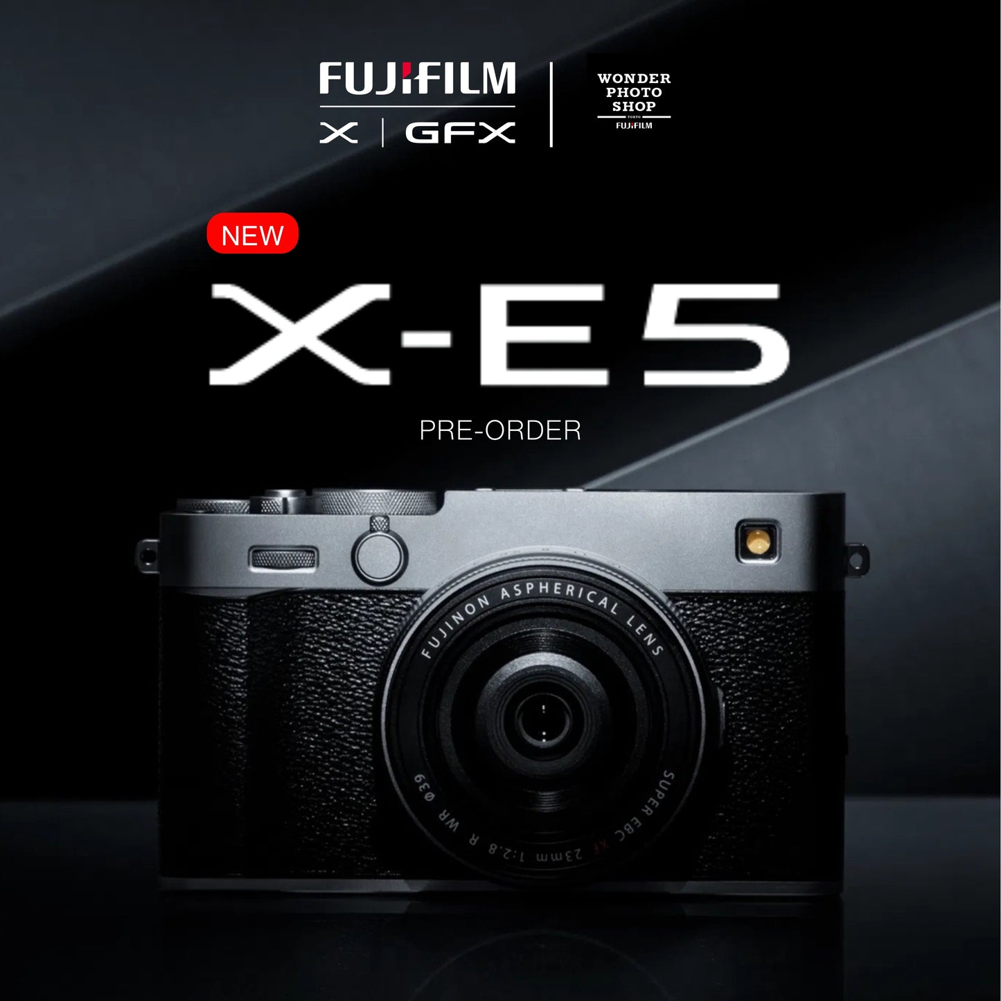 Pre-Order | Fujifilm X-E5 Body with XF23mmF2.8 Kit