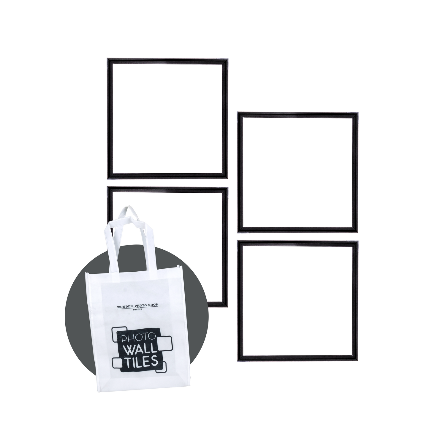 Photo Wall Tiles 8x8 Pack of 4 (with Free Bag)