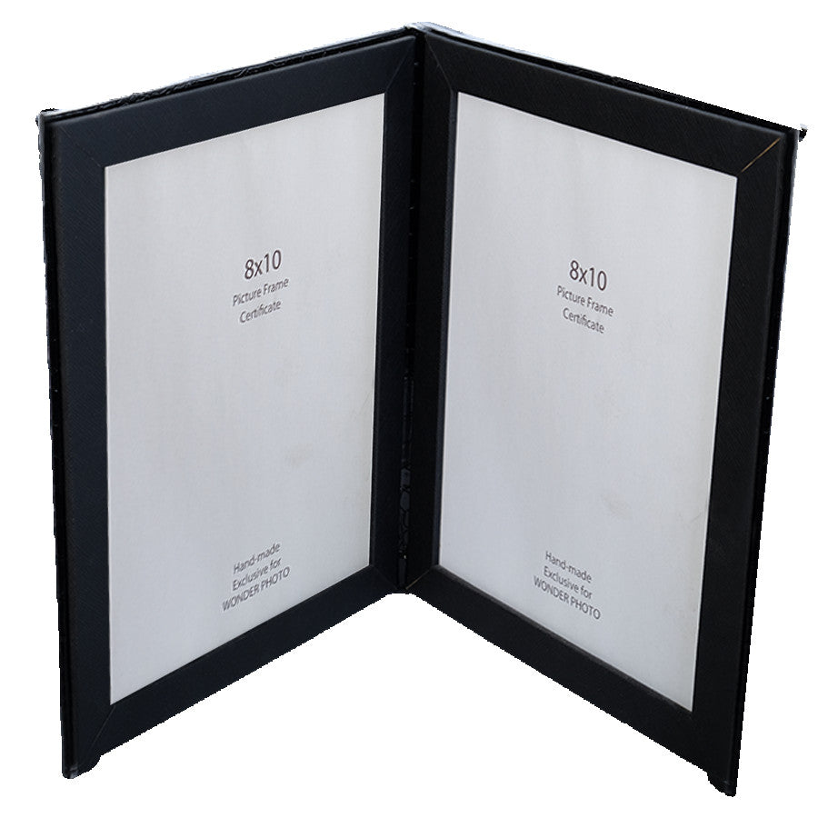 Frame - 8x10 Certificate LR Folios Crocodile Black